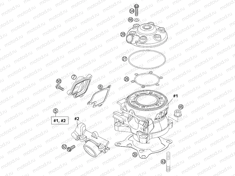 CYLINDER, CYLINDER HEAD