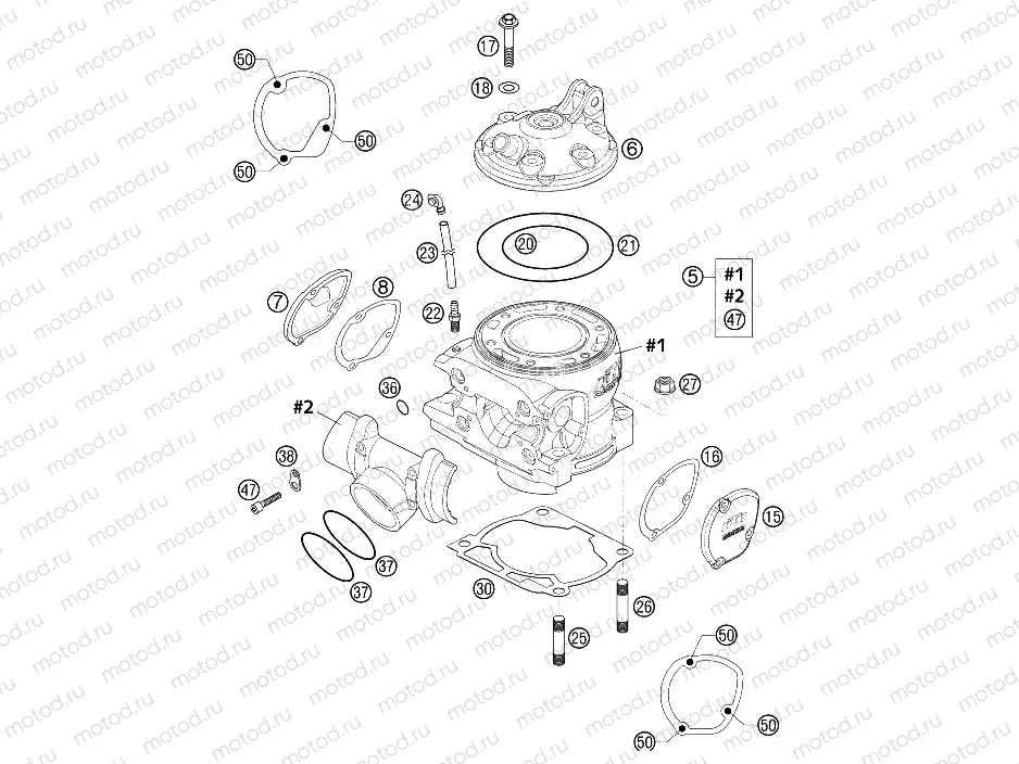 CYLINDER, CYLINDER HEAD