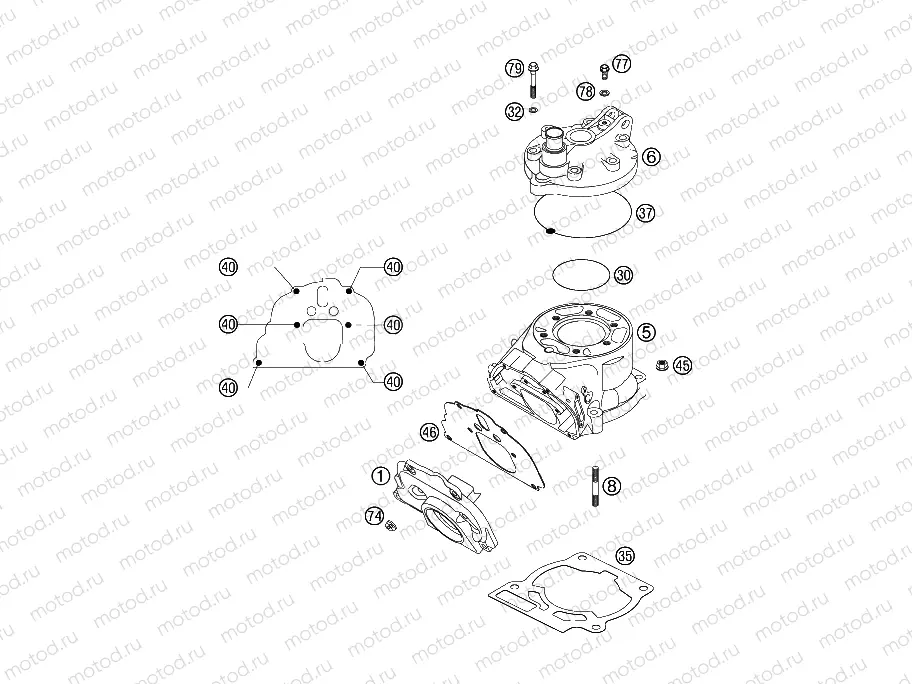 CYLINDER, CYLINDER HEAD
