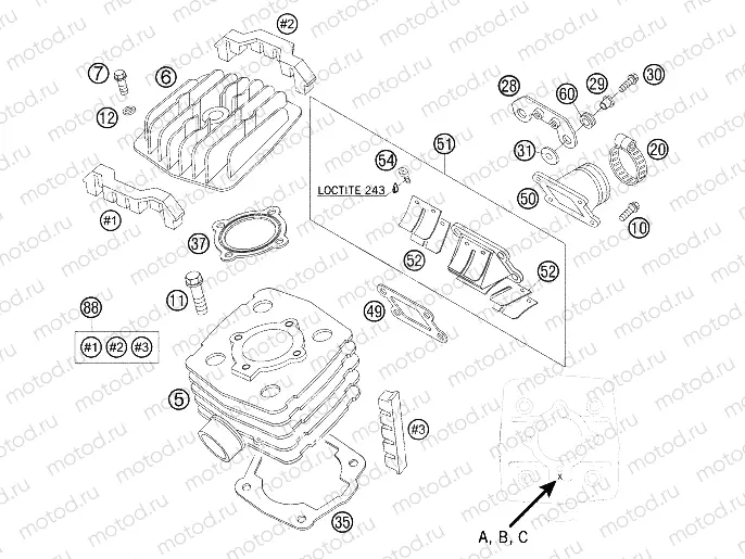 CYLINDER, CYLINDER HEAD