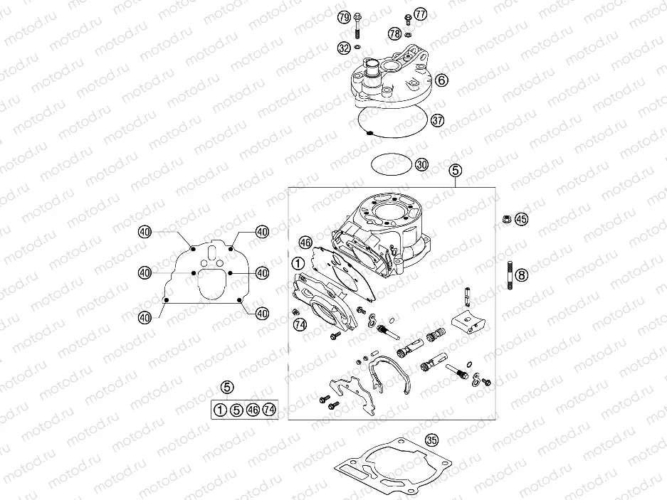 CYLINDER, CYLINDER HEAD