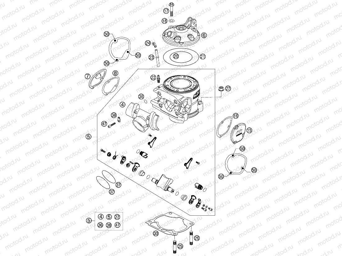 CYLINDER, CYLINDER HEAD