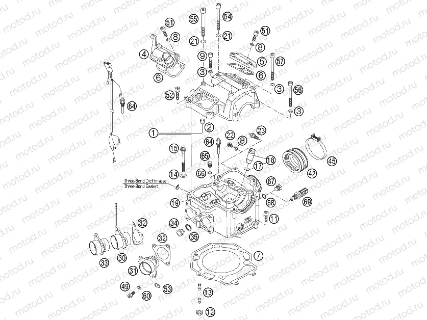 CYLINDER, CYLINDER HEAD