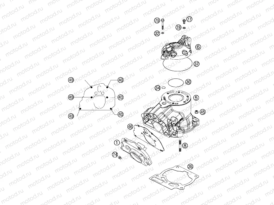 CYLINDER, CYLINDER HEAD