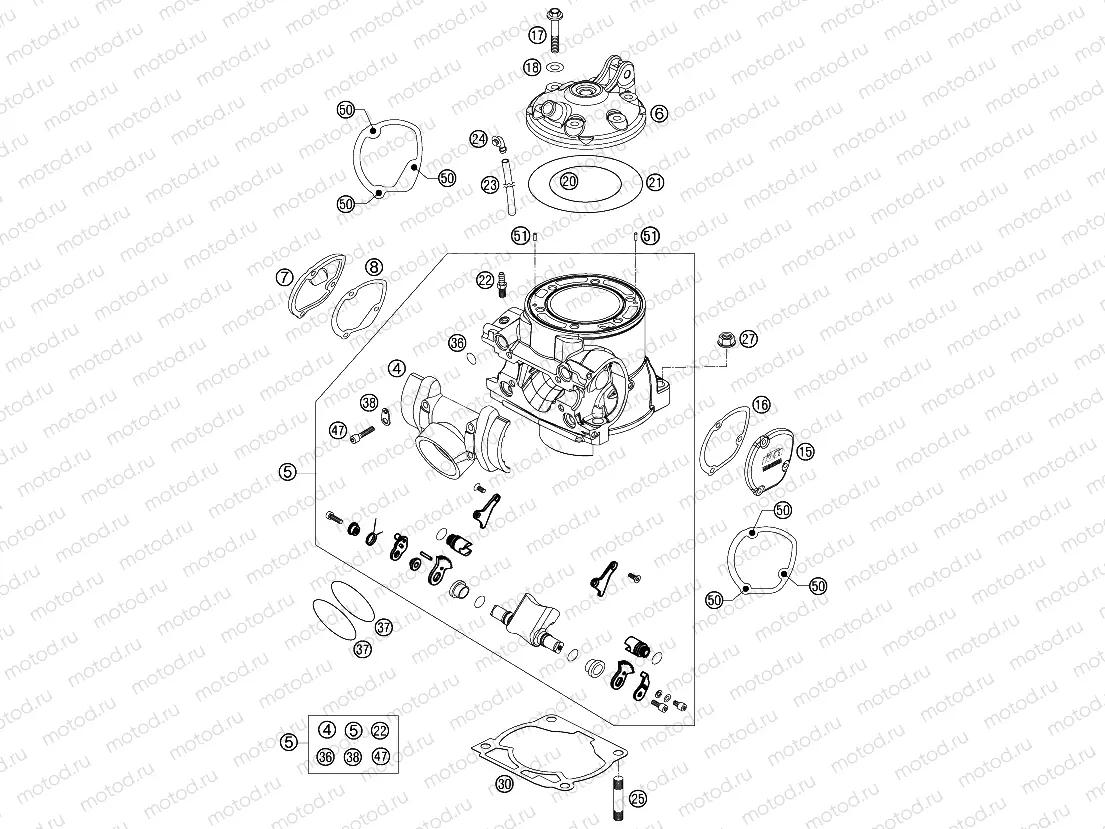 CYLINDER, CYLINDER HEAD