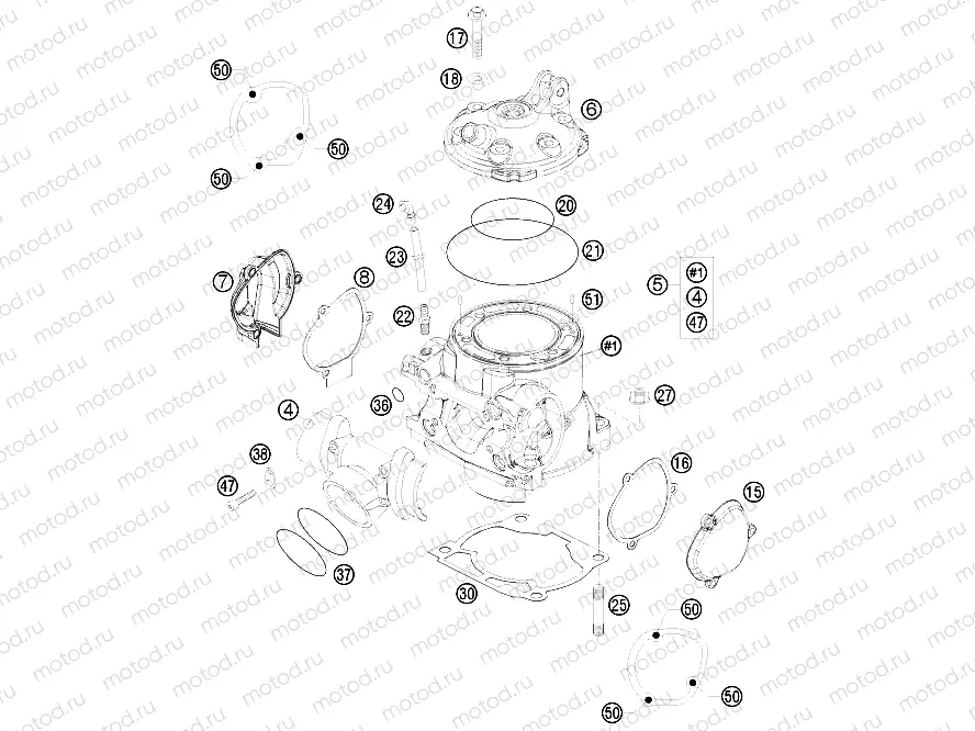 CYLINDER, CYLINDER HEAD