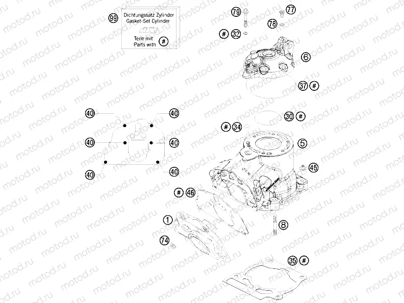 CYLINDER, CYLINDER HEAD