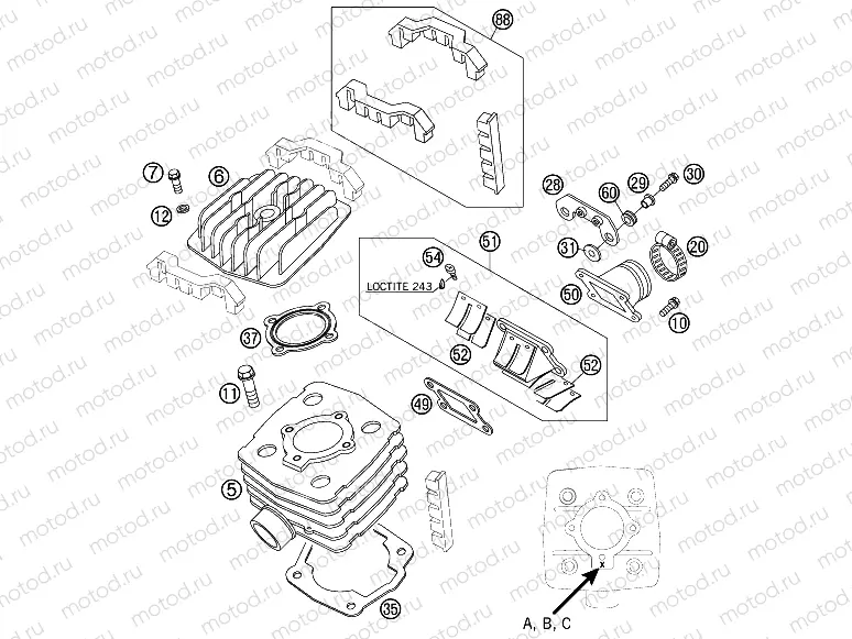 CYLINDER, CYLINDER HEAD