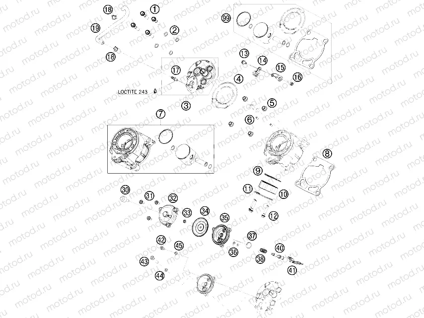 CYLINDER, CYLINDER HEAD