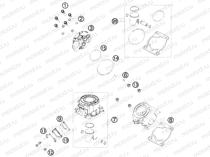 CYLINDER, CYLINDER HEAD