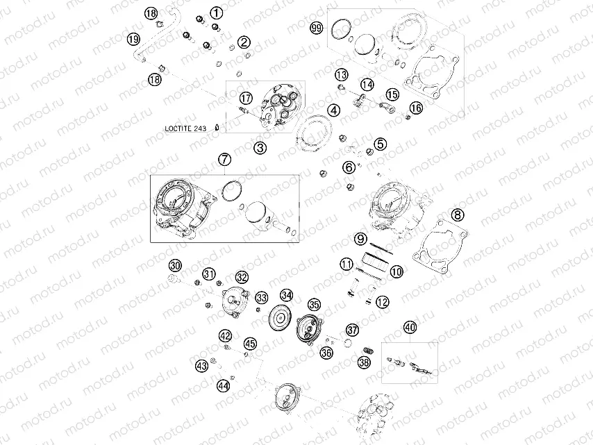 CYLINDER, CYLINDER HEAD