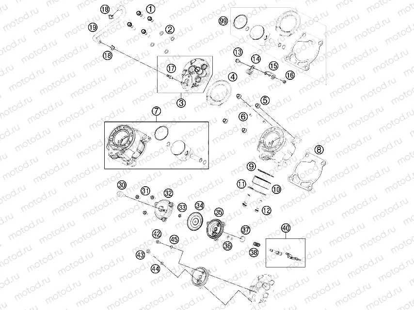 CYLINDER, CYLINDER HEAD
