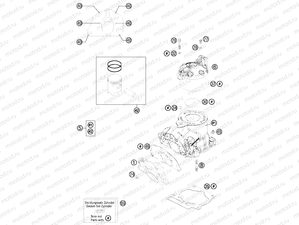 CYLINDER, CYLINDER HEAD