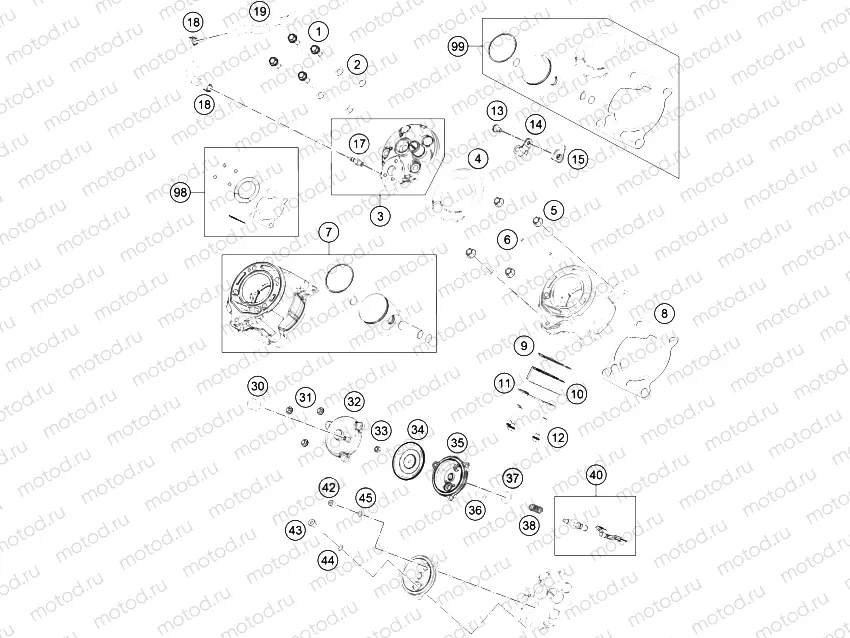 CYLINDER, CYLINDER HEAD
