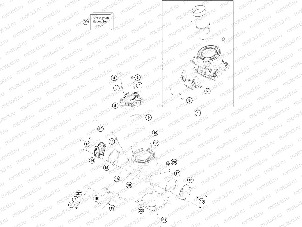 CYLINDER, CYLINDER HEAD