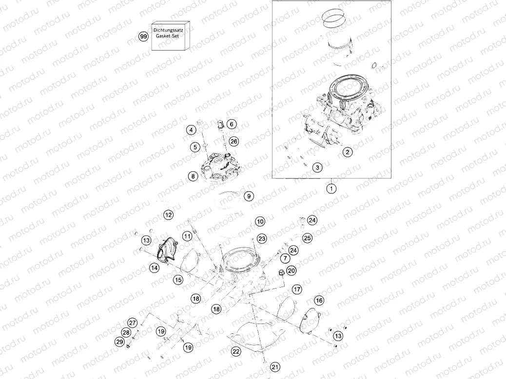 CYLINDER, CYLINDER HEAD