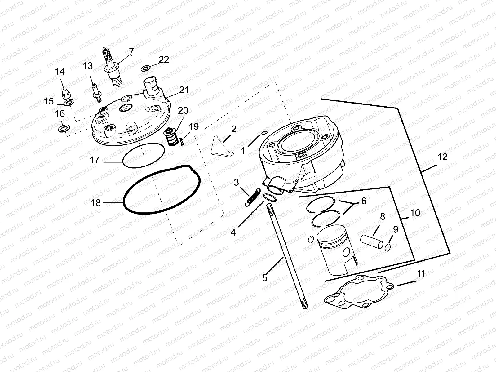 Cylinder - Cylinder head