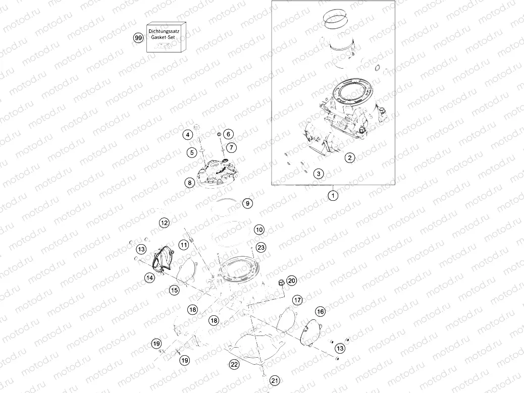 CYLINDER, CYLINDER HEAD|Engine|30