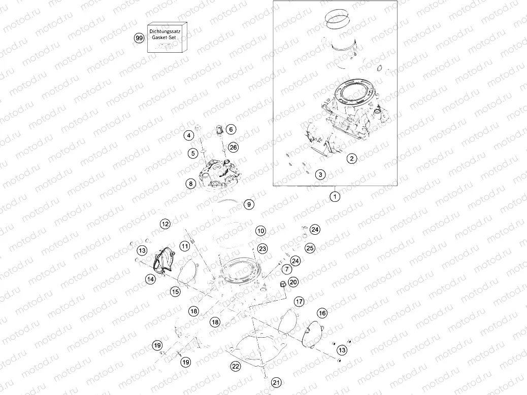CYLINDER, CYLINDER HEAD|Engine|30