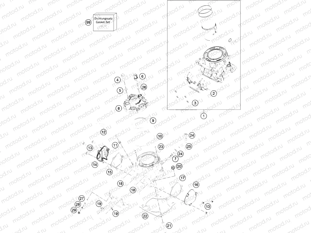 CYLINDER, CYLINDER HEAD|Engine|30
