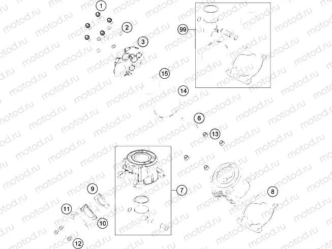 CYLINDER, CYLINDER HEAD|Engine|30