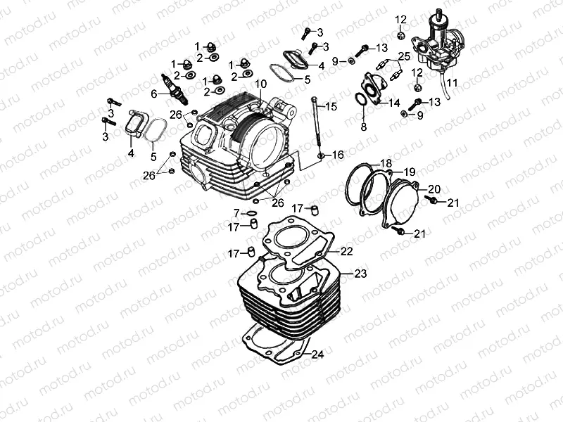 CYLINDER HEAD ASSY/CYLINDER ASSEMBLY