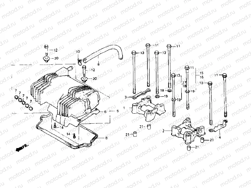 Cylinder head cover/ Camshaft holder