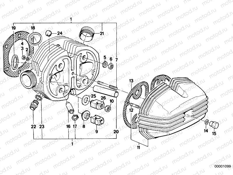 Cylinder head / Cover / Gaskets