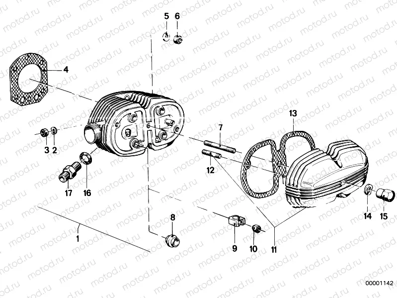 Cylinder head / Cover / Gaskets