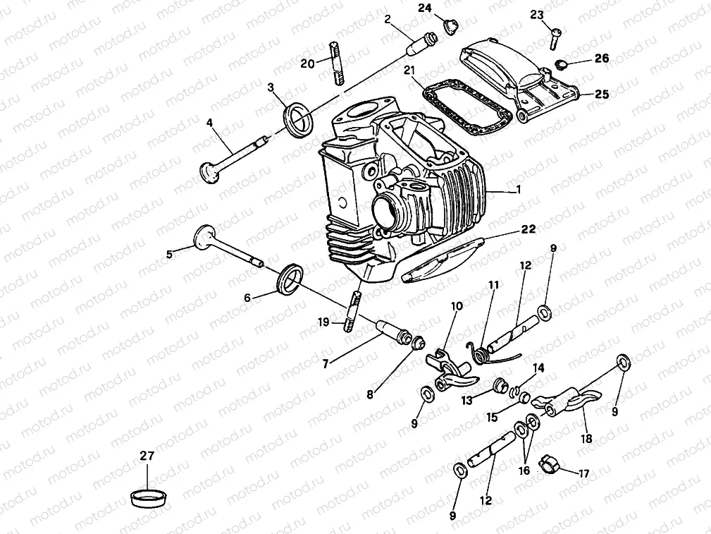 CYLINDER HEAD » ENGINE CASE