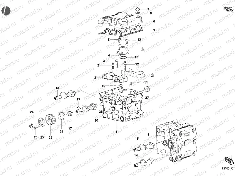 CYLINDER HEAD » ENGINE CASE