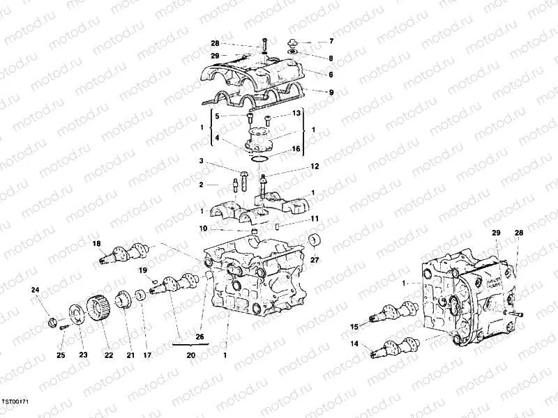CYLINDER HEAD » ENGINE CASE