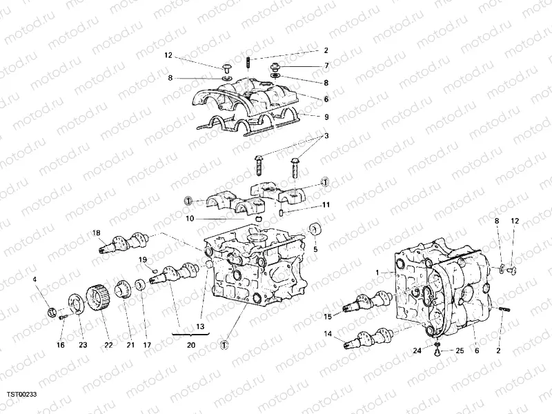 CYLINDER HEAD » ENGINE CASE