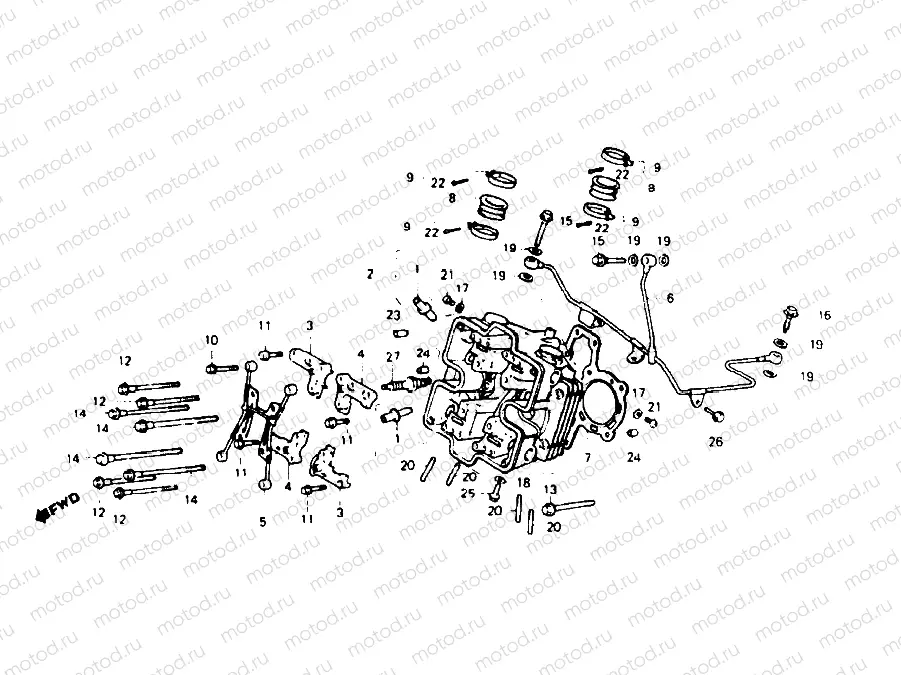 Cylinder head (Front)