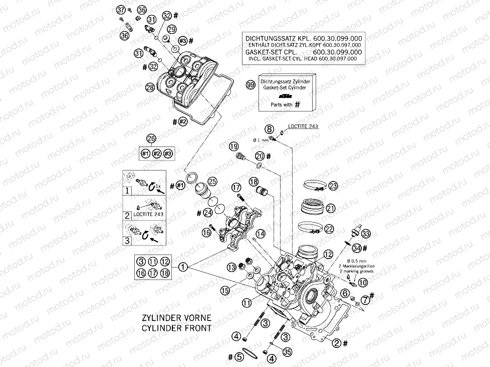 CYLINDER HEAD FRONT
