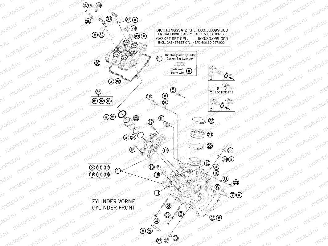 CYLINDER HEAD FRONT