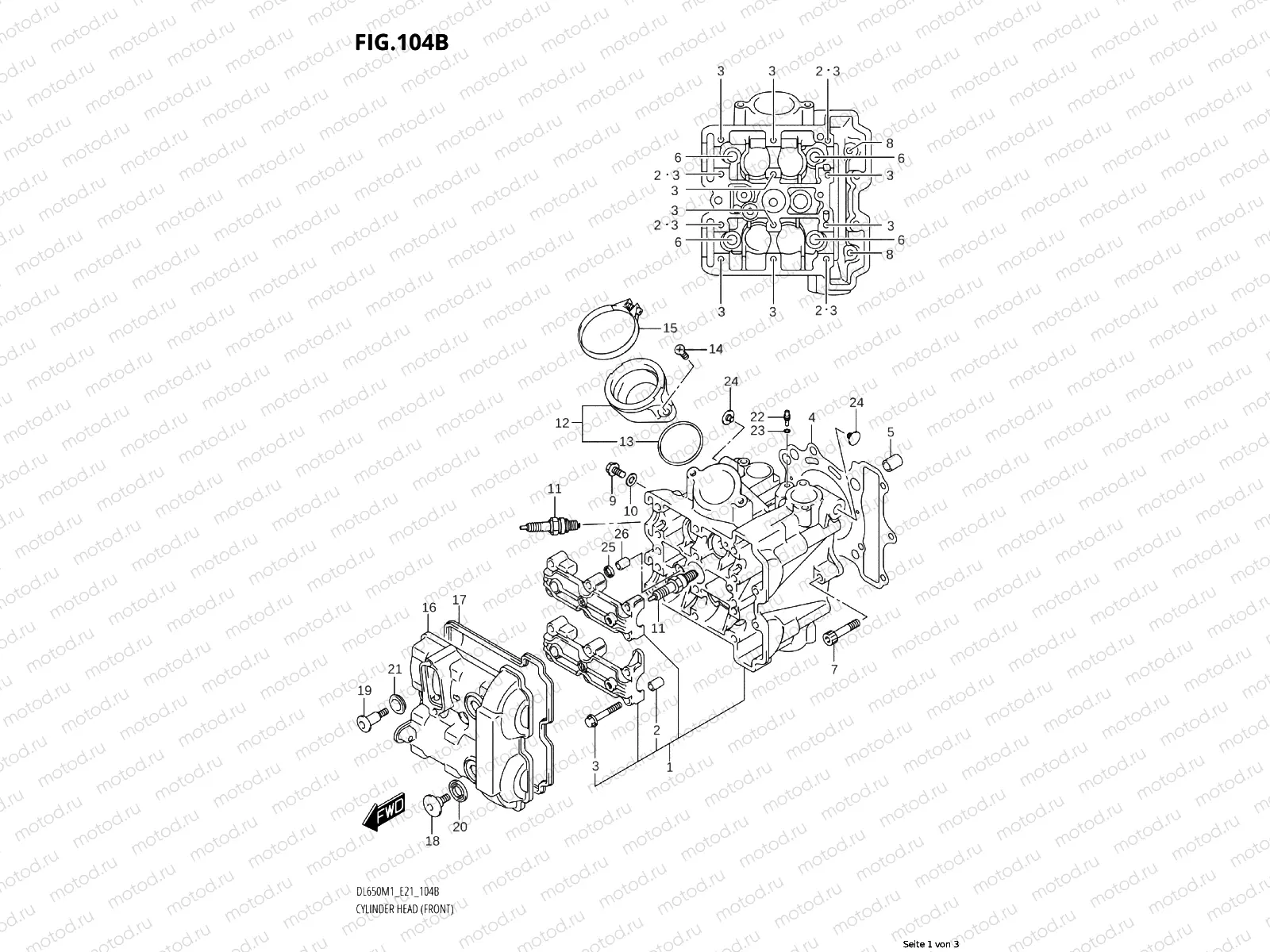 CYLINDER HEAD (FRONT)