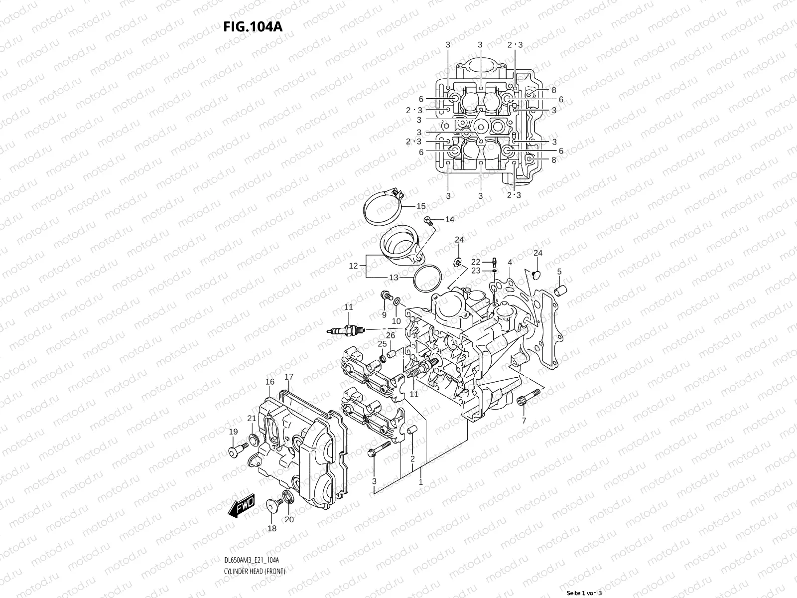 CYLINDER HEAD (FRONT)