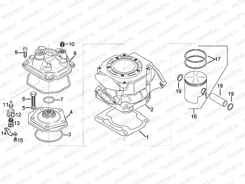 Cylinder - Head - Piston
