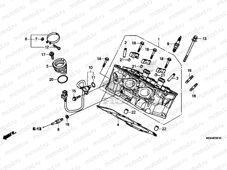 CYLINDER HEAD (REAR)