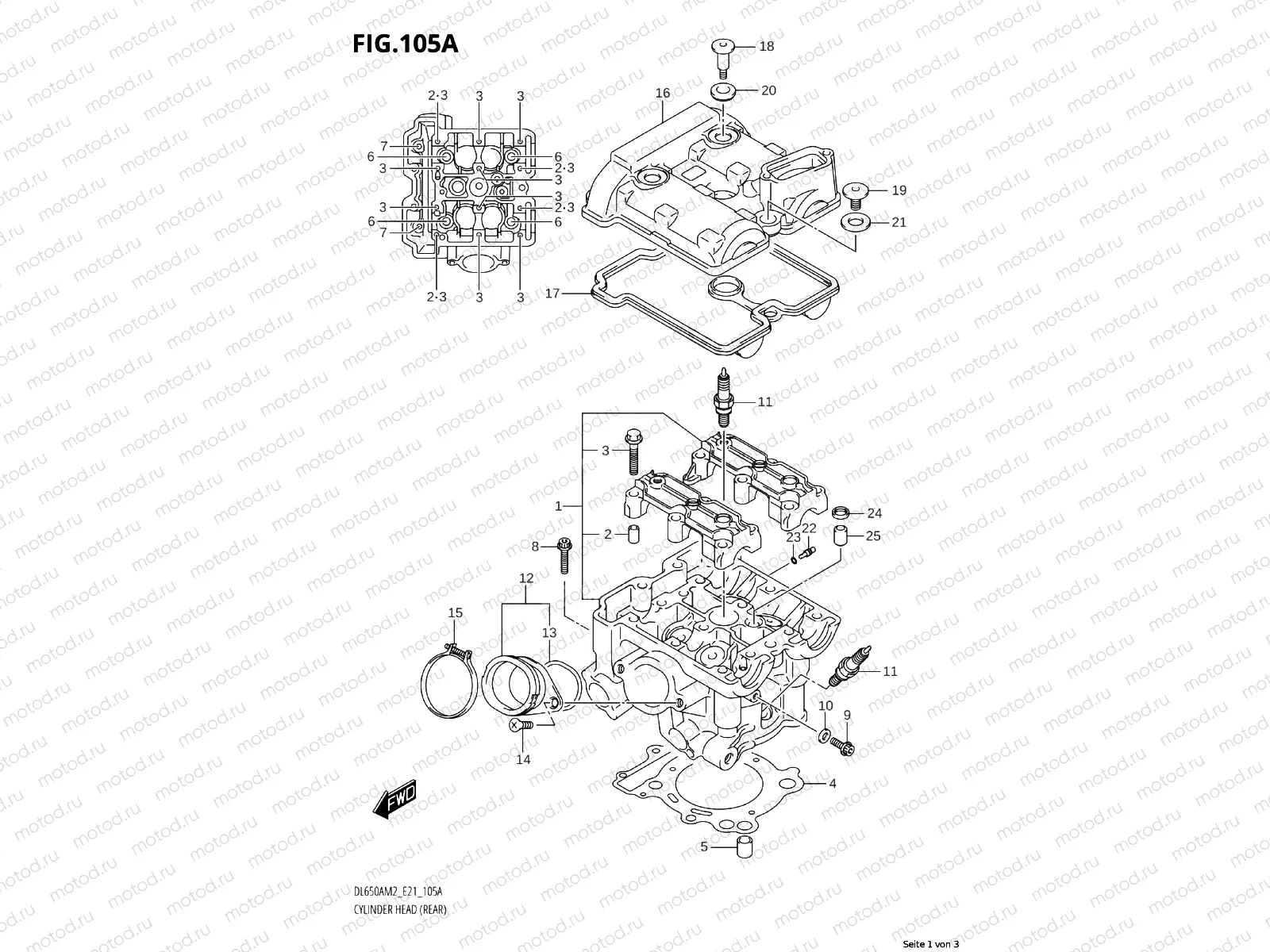 CYLINDER HEAD (REAR)
