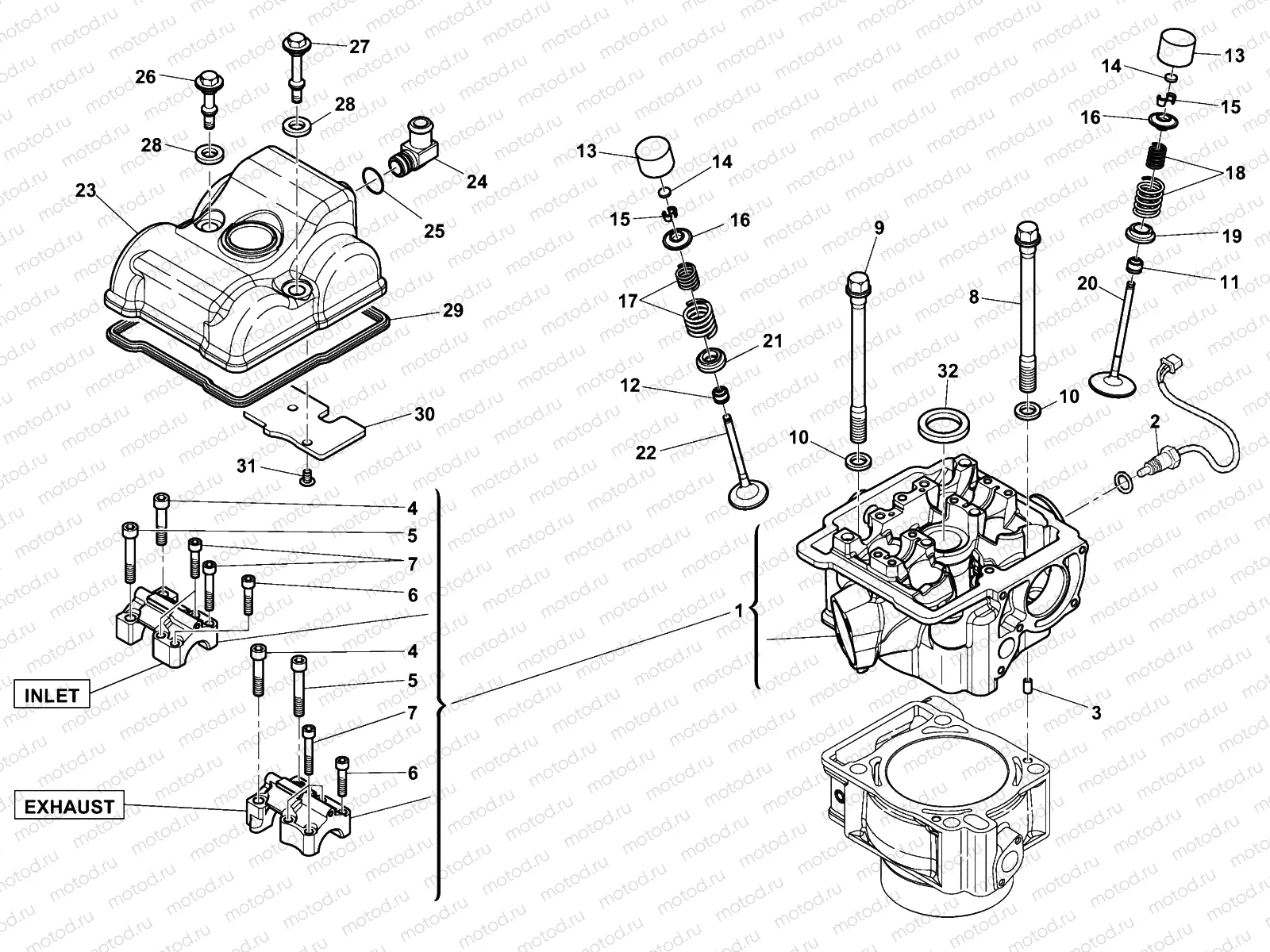 CYLINDER HEAD (TE-TXC)