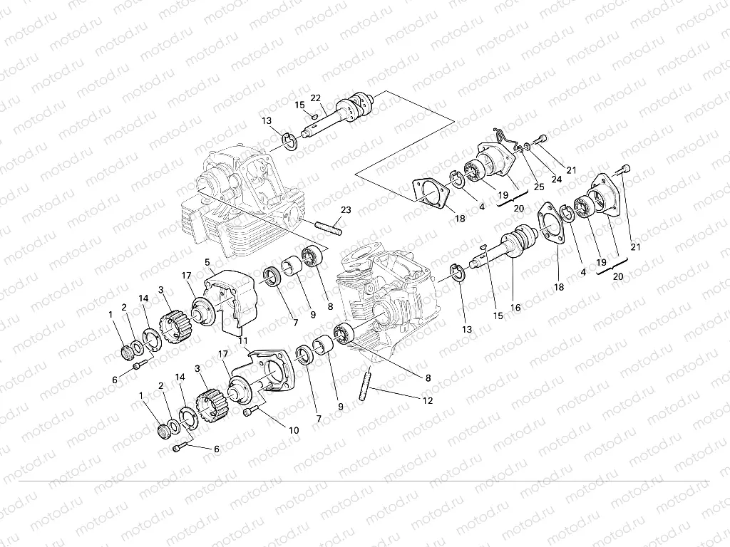 Cylinder head : timing system