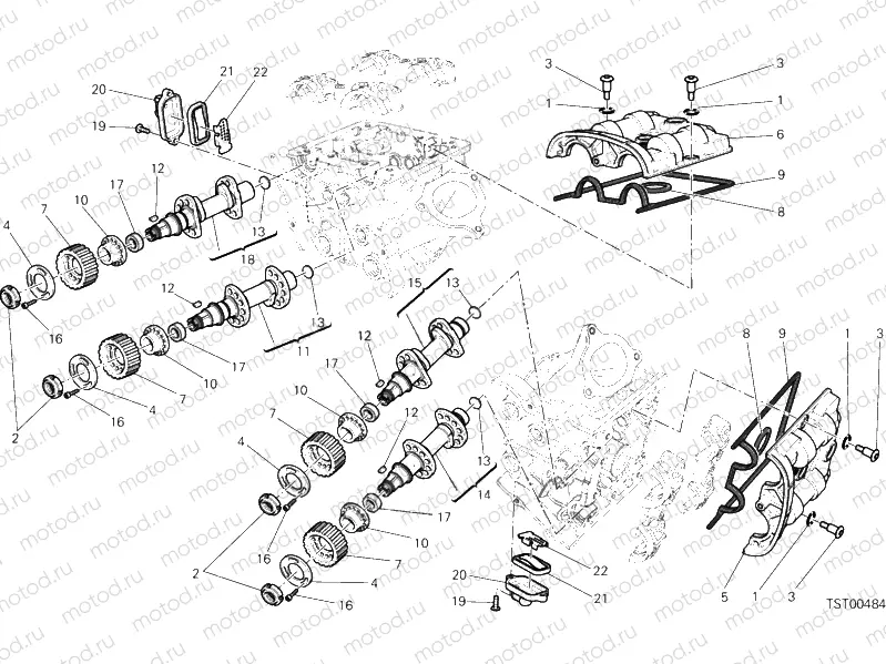 CYLINDER HEAD : TIMING SYSTEM » ENGINE CASE