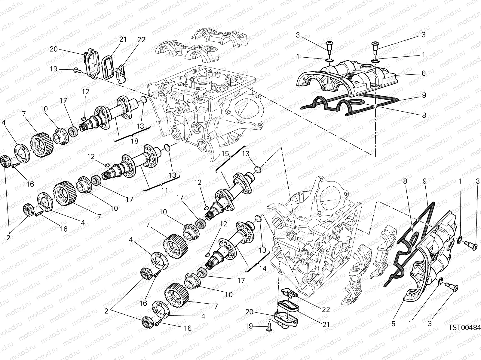 CYLINDER HEAD : TIMING SYSTEM [MOD:HYM-SP;XST:AUS,EUR,FRA,JAP]