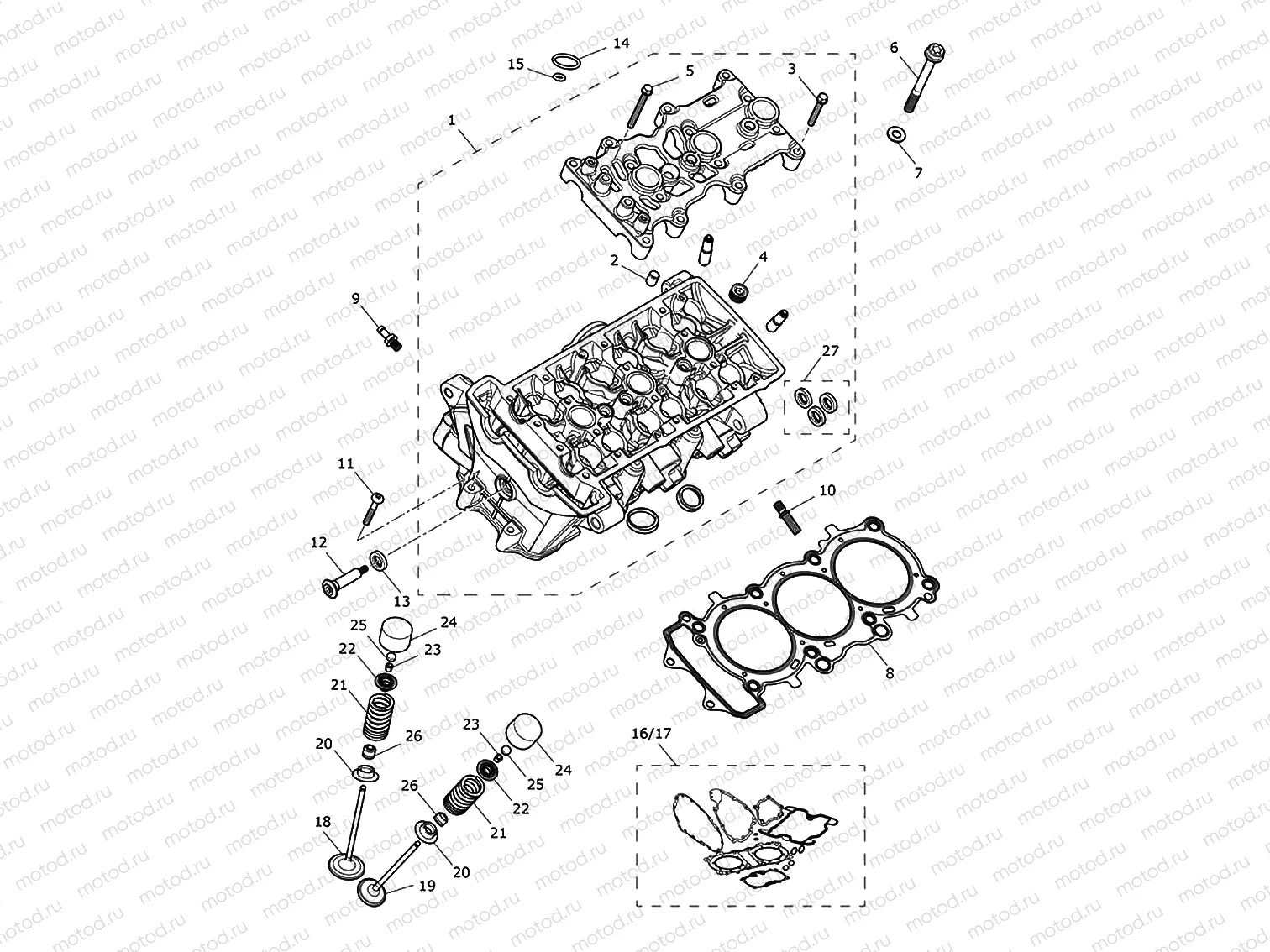 Cylinder head & valves