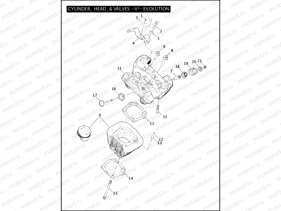 CYLINDER, HEAD, & VALVES - V2â¢ EVOLUTION