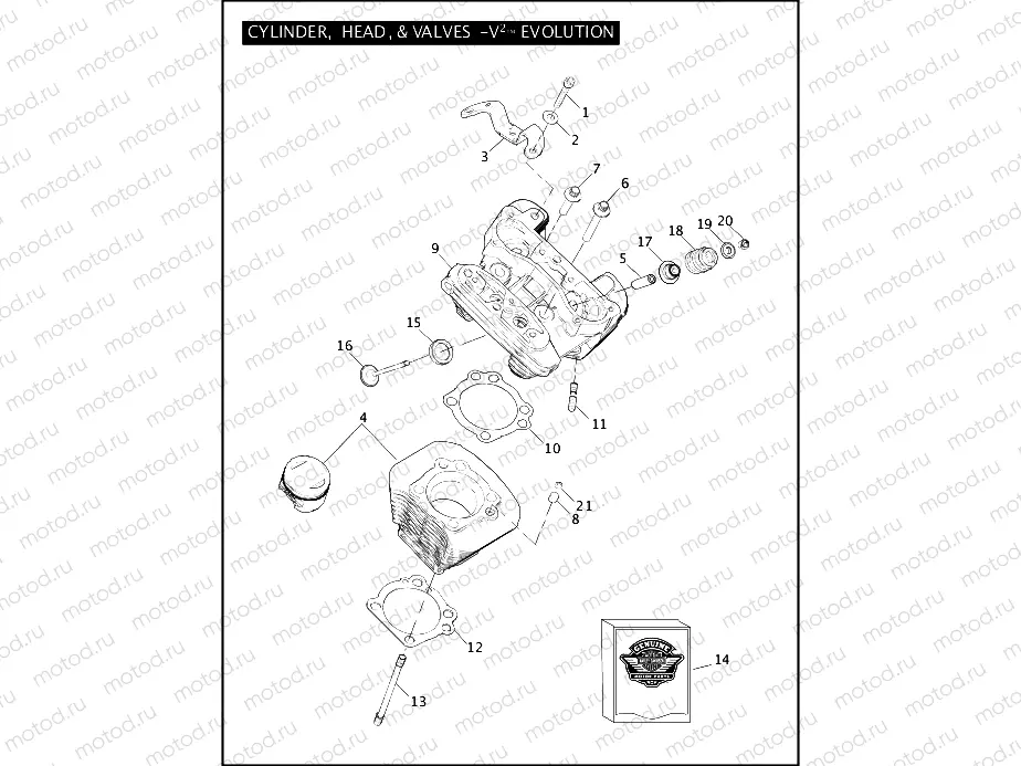 CYLINDER, HEAD, & VALVES - V2â¢ EVOLUTION