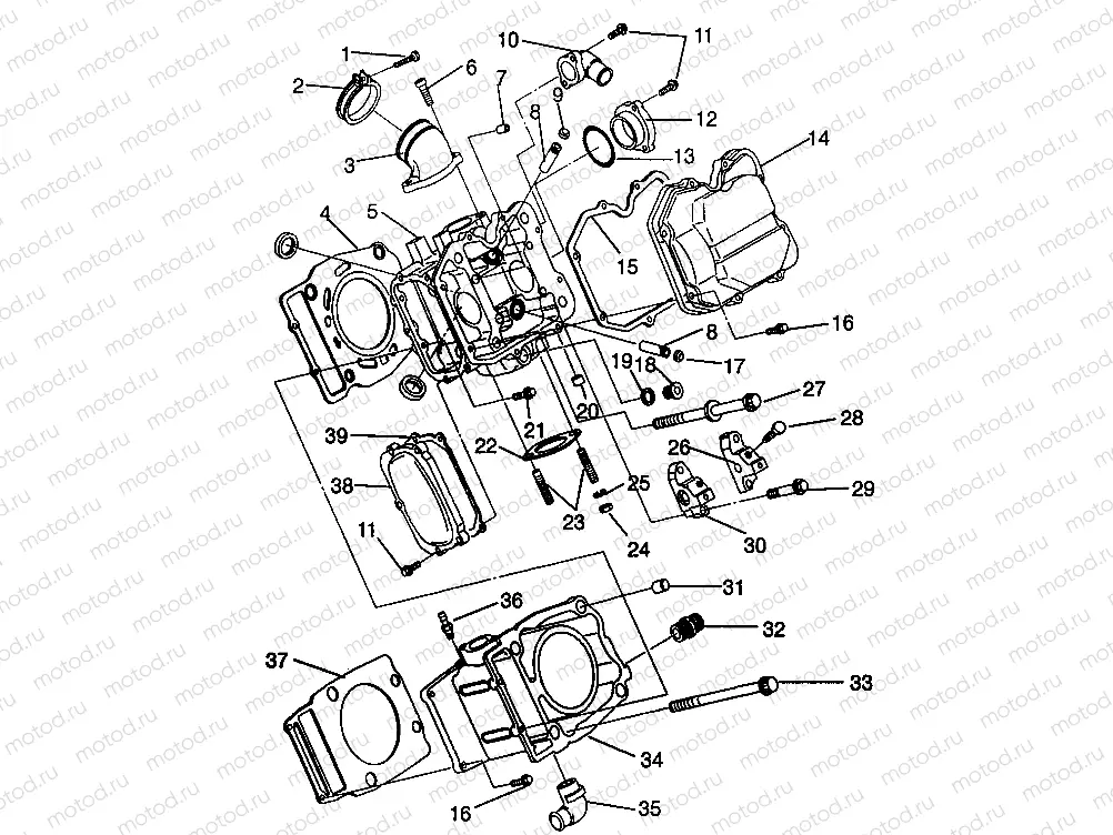 CYLINDER Magnum 6X6 - W968744 and Magnum 6X6 Swedish - S968744 (4936073607D008) | CYLINDER Magnum 6X6 - W968744 and Magnum 6X6 Swedish - S968744 (4936073607D008)