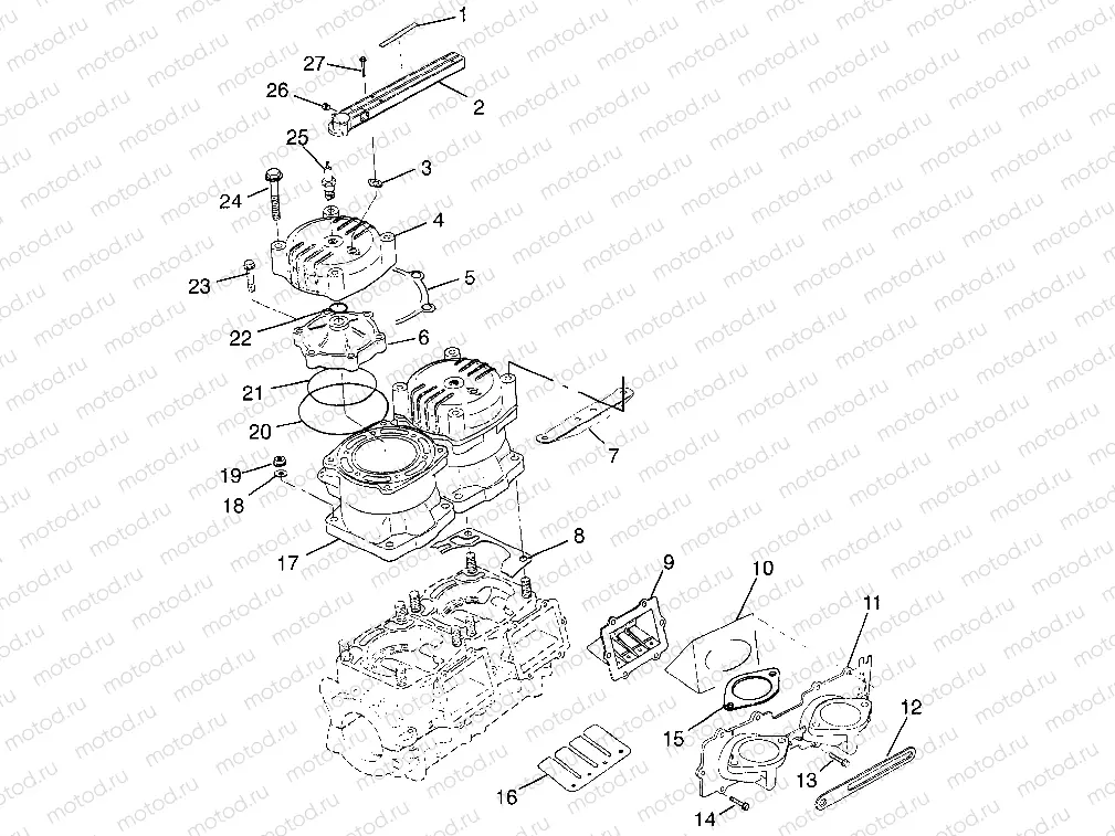CYLINDER & MANIFOLD HURRICANE B964466 and Intl. HURRICANE I964466 (4935733573C001) | CYLINDER & MANIFOLD HURRICANE B964466 and Intl. HURRICANE I964466 (4935733573C001)